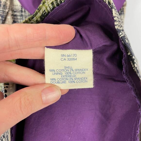 Edme & Esyllte | Anthropologie Wythes Purple & Green Sash Strapless Sheath Dress - Picture 9 of 10